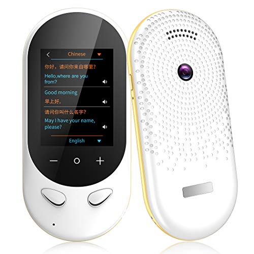 Offline Traductor Instantaneo de Voz con Camera, Traductor Simultaneo de Idiomas en Tiempo Real Admite 106 idiomas, Táctil de 2,4 Pulgadas para Aprendizaje, Viajes, Reuniones,Muama Enence… Offline Traductor Instantaneo de Voz con Camera, Traductor Simultaneo de Idiomas en Tiempo Real Admite 106 idiomas, Táctil de 2,4 Pulgadas para Aprendizaje, Viajes, Reuniones,Muama Enence…
