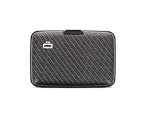 Ögon Smart Wallets - Stockholm Cartera Tarjetero - Protección RFID: Protege Tus Tarjetas de Robar - hasta 10 Tarjetas + Recetas + Notas - Aluminio anodizado (Carbon Effect (Large Weave)) Ögon Smart Wallets - Stockholm Cartera Tarjetero - Protección RFID: Protege Tus Tarjetas de Robar - hasta 10 Tarjetas + Recetas + Notas - Aluminio anodizado (Carbon Effect (Large Weave))