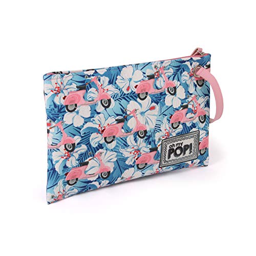Oh My Pop! Pink Scooter Sunny - Bolsa de Aseo, 29.5 cm, Multicolor Oh My Pop! Pink Scooter Sunny - Bolsa de Aseo, 29.5 cm, Multicolor