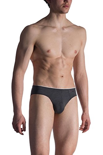 Olaf Benz - RED1818 Sport Brief - Microfibra suave con aspecto jaspeado - Edición limitada gris S Olaf Benz - RED1818 Sport Brief - Microfibra suave con aspecto jaspeado - Edición limitada gris S