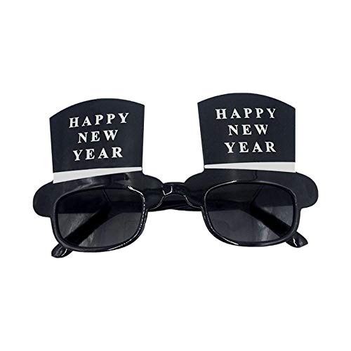 OOTD Glitter 2021 Number Glasses, New Year Party Novelty Favors Costume Funny Sunglasses Plastic Prop Assorted Eyewear Festival Celebration Grad Birthday Christmas Party Accessories Supplies
