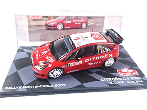 OPO 10 - Coche 1/43 Citroen C4 WRC Rallye Monte-Carlo 2007 LOEB Elena (BR33)