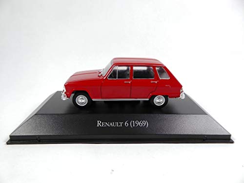 OPO 10 - Coche colección Salvat 1/43: Renault 6 1969 R6 (AR27)