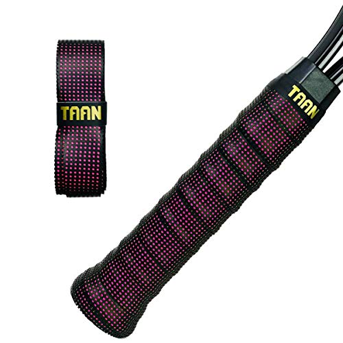 Overgrip para Raqueta de Tenis,sobregrip Raqueta de Squash Anti-Deslizante,Overgrip de Repuesto para Bádminton/Cañas de Pescar(Rojo)