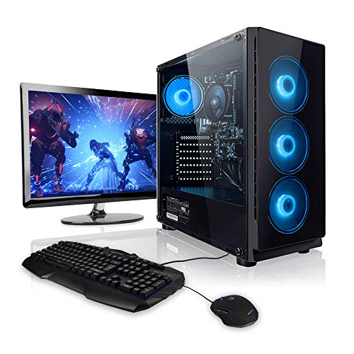 Pack Ordenador PC AMD A8-9600 4X 3.10GHz • 24" ASUS Full-HD • Teclado y ratón Gaming • AMD Radeon R7 • 8GB DDR4 • Windows 10 Home • 240GB SSD