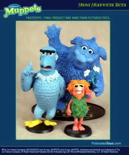 Palisades Toys Muppets Mini Pvc Figures- Sam The Eagle, Mahna Mahna & Thog by Palisades Toys