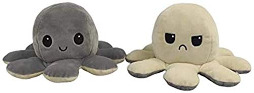 Pandiui23 Peluche de Pulpo Reversible,Peluche de Doble Cara, Pulpo Reversible, Regalo Original de Felpa Pandiui23 Peluche de Pulpo Reversible,Peluche de Doble Cara, Pulpo Reversible, Regalo Original de Felpa