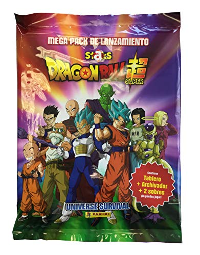 Panini Mega Pack (Archivador + 2 Sobres + Tablero de Juego) Staks Dragon Ball Super (004044SP)