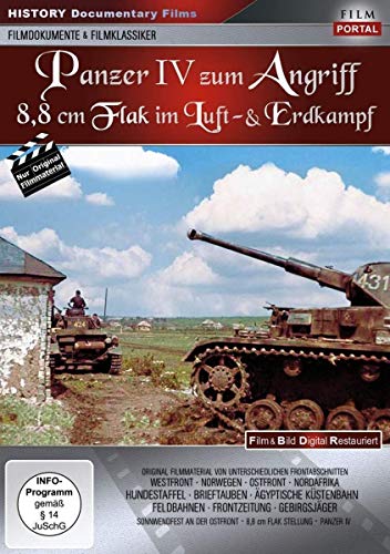 Panzer IV zum Angriff - 8,8 cm Flak im Luft-& Erdkampf [Alemania] [DVD]
