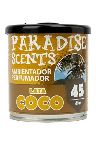 Paradise PER80125 Perfumador Lata Coco, Color Ocre, 100 gr