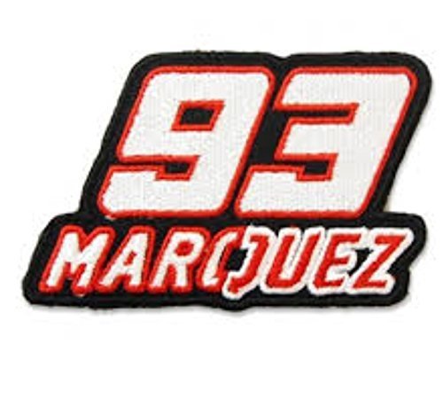 Patch Mark Marquez'93 MotoGP - Parche termoadhesivo bordado, 9 x 5 cm, réplica -1396