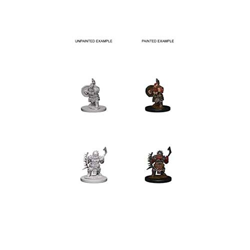Pathfinder Roleplaying Game Unpainted Miniatures: Dwarf Male Barbarian