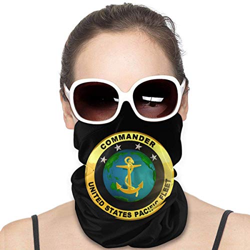 PCYN Commander U S Pacific Fleet Seal Bufanda de cabeza para hombre al aire libre de variedad para hombres y mujeres
