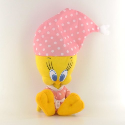 Peluche Piolín Tweety pijama surtido T1 25cm - Rosa