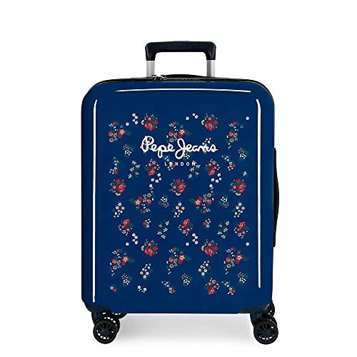 Pepe Jeans Taking off Maleta de cabina Azul 38x55x20 cms Rígida ABS Cierre TSA 38.4L 2,9Kgs 4 Ruedas dobles Equipaje de Mano Pepe Jeans Taking off Maleta de cabina Azul 38x55x20 cms Rígida ABS Cierre TSA 38.4L 2,9Kgs 4 Ruedas dobles Equipaje de Mano