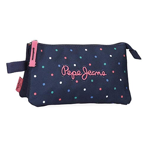 Pepe JeansMolly Carry All 3 CompNiñasCarterasAzul (598dark Ocean)1x1x1 Centimeters (W x H x L) Pepe JeansMolly Carry All 3 CompNiñasCarterasAzul (598dark Ocean)1x1x1 Centimeters (W x H x L)