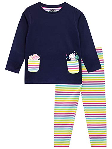 Peppa Pig Sudadera y Leggings para niñas Multicolor 3-4 Años