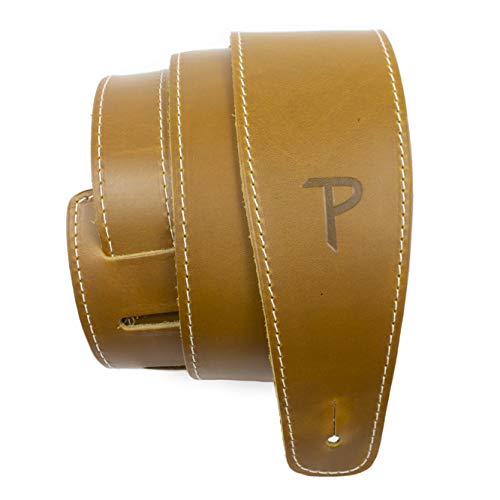 Perri's Leathers Perri's Leathers - Correa para guitarra (6,3 cm de ancho, longitud ajustable, girasol, fabricado en Canadá Perri's Leathers Perri's Leathers - Correa para guitarra (6,3 cm de ancho, longitud ajustable, girasol, fabricado en Canadá