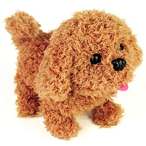 Perro Juguete - Peluche Interactivo Teddy Electrónico Perritos de Juguete Que Andan y Ladra Regalo para Bebe Niños