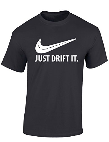 Petrolhead: Just Drift It - Camiseta Motor - Regalo Hombre - T-Shirt Racing - Camisetas Coches - Tuning - Moto - Coche - Car - Cafe Racer - Biker - Rally - JDM - Motores - Unisex (L) Petrolhead: Just Drift It - Camiseta Motor - Regalo Hombre - T-Shirt Racing - Camisetas Coches - Tuning - Moto - Coche - Car - Cafe Racer - Biker - Rally - JDM - Motores - Unisex (L)