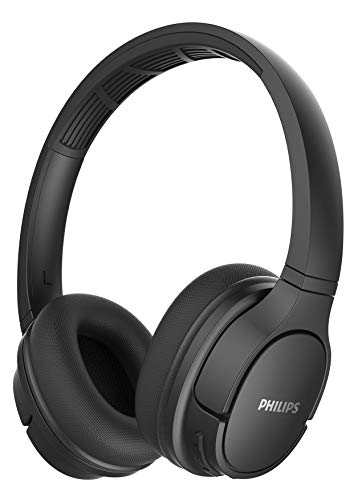 Philips SH402BK/00 Auriculares Supraaurales Bluetooth, Deportivos (Altavoces 40 mm, Almohadillas Transpirables/Refrescantes, Eliminación del Ruido/ Eco, 20 Horas de Reproducción) Negro Philips SH402BK/00 Auriculares Supraaurales Bluetooth, Deportivos (Altavoces 40 mm, Almohadillas Transpirables/Refrescantes, Eliminación del Ruido/ Eco, 20 Horas de Reproducción) Negro