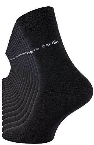 Pierre Cardin® - 18 pares de calcetines de algodón de vestir para hombre, 39-42