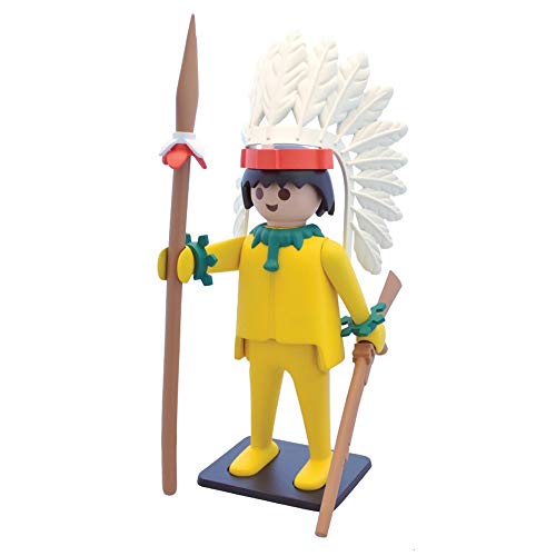 Plastoy- Estatua Jefe Indio Figura Playmobil, Multicolor (265) Plastoy- Estatua Jefe Indio Figura Playmobil, Multicolor (265)