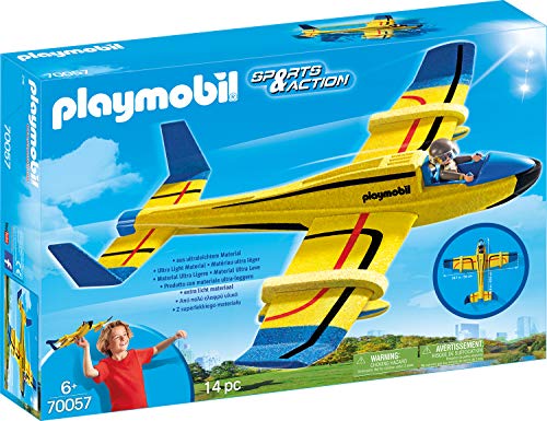 PLAYMOBIL 70057 Sports & Action - Deslizador de Lanzamiento para avión acuático, Multicolor