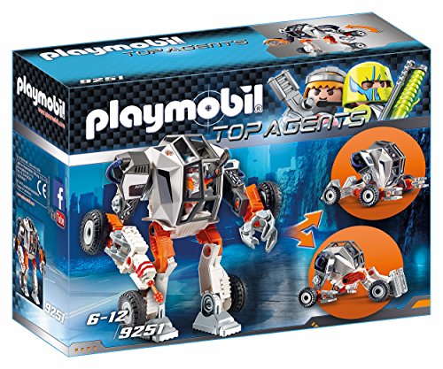 Playmobil 9251 - Robot Agent T E C ' s Mech, figura de juguete para niños, Multicolor, 30cm