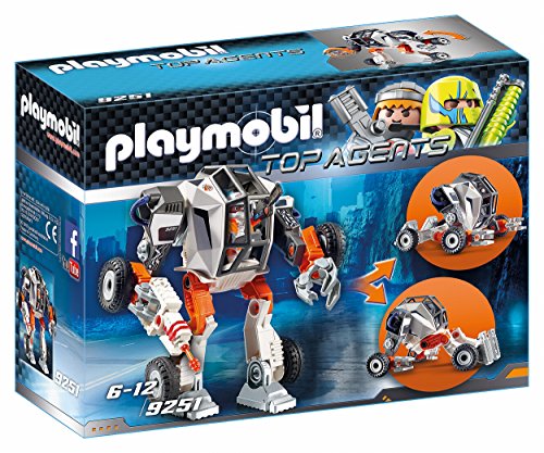 Playmobil 9251 - Robot Agent T E C ' s Mech, figura de juguete para niños, Multicolor, 30cm Playmobil 9251 - Robot Agent T E C ' s Mech, figura de juguete para niños, Multicolor, 30cm
