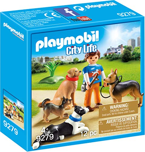 PLAYMOBIL- Adiestrador de Perros Juguete, Multicolor (geobra Brandstätter 9279)