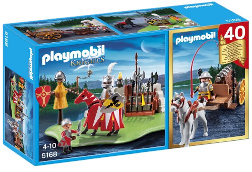 PLAYMOBIL Caballeros - Compact Set Aniversario: Torneo Medieval y carreta con cañón (5168) PLAYMOBIL Caballeros - Compact Set Aniversario: Torneo Medieval y carreta con cañón (5168)