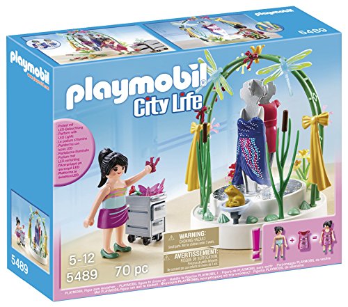 Playmobil Centro Comercial - City Life Plataforma con Luces LED Playsets de Figuras de jugete, Color Multicolor (Playmobil 5489)