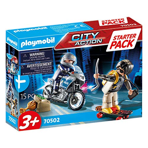 Playmobil - City Action Starter Pack, Police Chase, Multicolor (70502)