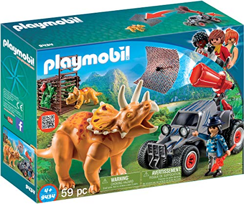 PLAYMOBIL Dinos Coche con Triceratops, a Partir de 4 Años (9434) PLAYMOBIL Dinos Coche con Triceratops, a Partir de 4 Años (9434)
