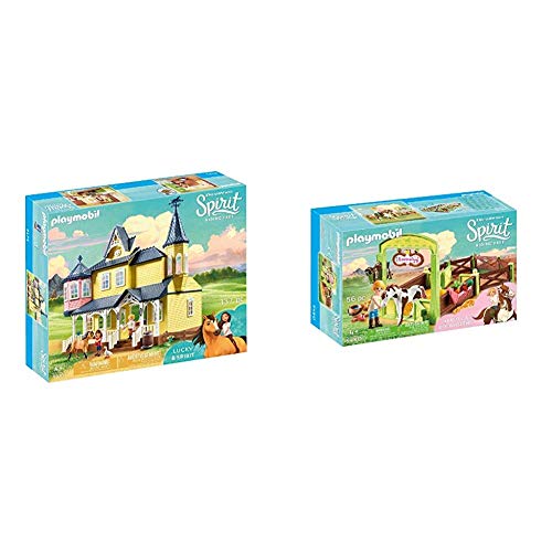 PLAYMOBIL DreamWorks Spirit Casa de Fortu, a Partir de 4 Años (9475) + DreamWorks Spirit Establo Abigaíl y Boomerang, a Partir de 4 Años (9480) PLAYMOBIL DreamWorks Spirit Casa de Fortu, a Partir de 4 Años (9475) + DreamWorks Spirit Establo Abigaíl y Boomerang, a Partir de 4 Años (9480)