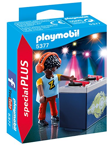 PLAYMOBIL Especiales Plus- DJ Figura con Accesorios, Multicolor (5377)