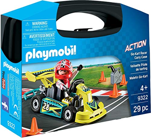 Playmobil - Go-Kart Racer Carry Case Juego con Accesorios, Multicolor (9322)