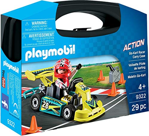 Playmobil - Go-Kart Racer Carry Case Juego con Accesorios, Multicolor (9322) Playmobil - Go-Kart Racer Carry Case Juego con Accesorios, Multicolor (9322)