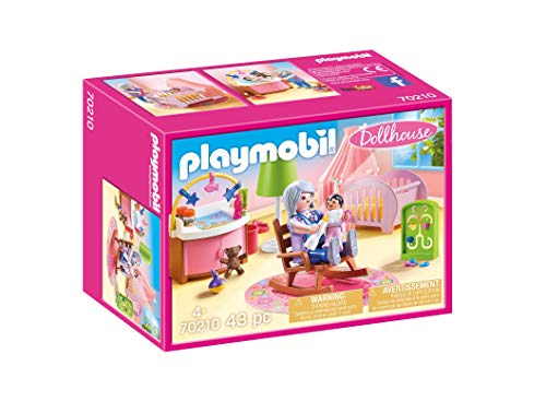PLAYMOBIL PLAYMOBIL-70210 Dollhouse Habitación del Bebé, Multicolor, Talla única (70210) PLAYMOBIL PLAYMOBIL-70210 Dollhouse Habitación del Bebé, Multicolor, Talla única (70210)
