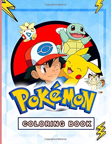 Pokemon Coloring Book: Premium Pokemon Adult Coloring Books. Relaxing