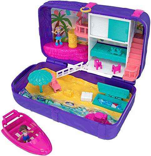 Polly Pocket Mochila Vacaciones en la playa, muñecas con accesorios (Mattel FRY40) Polly Pocket Mochila Vacaciones en la playa, muñecas con accesorios (Mattel FRY40)