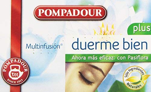 Pompadour - Té Duerme Bien Plus - Multifusión - 20 bolsitas - [pack de 3]