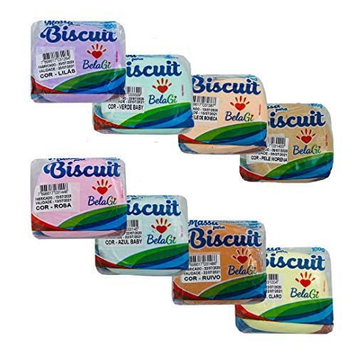 Porcelana fría para modelar - Pack 8 colores de 100gr cada uno - Cobre, Piel de muñeca, Piel morena, Azul pastel, Rosa, Lila, Verde pastel, Amarillo claro - Para manualidades - Pasta para modelar Porcelana fría para modelar - Pack 8 colores de 100gr cada uno - Cobre, Piel de muñeca, Piel morena, Azul pastel, Rosa, Lila, Verde pastel, Amarillo claro - Para manualidades - Pasta para modelar