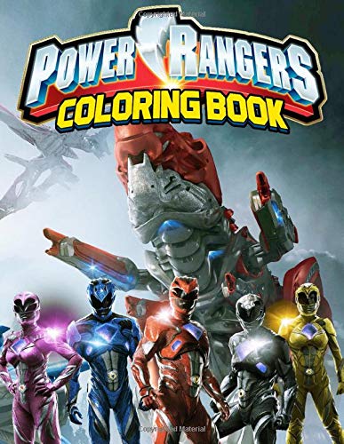 Power Rangers Coloring Book: Color the Power Rangers characters