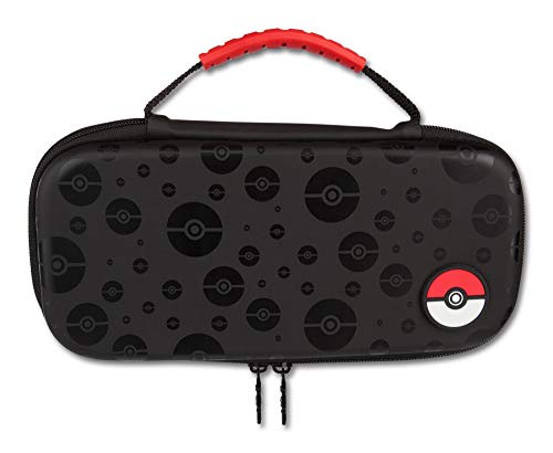 PowerA - Estuche protector para Pokémon Poke Ball Black (Nintendo Switch)
