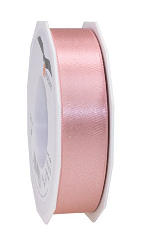 Prasent C.E, pattberg 25 mm 25 m de Cinta de Raso de Doble Cara, Rosa polvoso Prasent C.E, pattberg 25 mm 25 m de Cinta de Raso de Doble Cara, Rosa polvoso