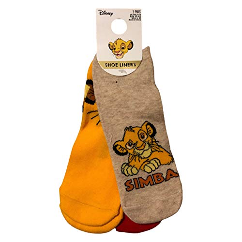 Primark Limited - Pack 3 Calcetines de El Rey Leon con Licencia Oficial Disney - The Lion King - para Mujer 4-9 EUR 37-42