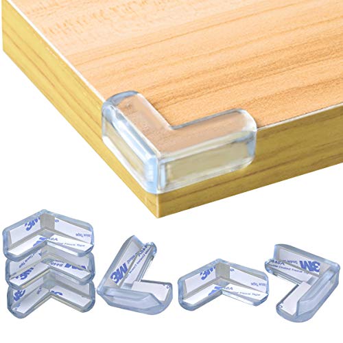 Protector de Esquina (20pcs), Protecciones Transparentes Esquinas Protectores para Muebles, Fuerte Adhesión Protege Esquinas para Bebés y Niños, con Cinta Adhesiva Extra Protector de Esquina (20pcs), Protecciones Transparentes Esquinas Protectores para Muebles, Fuerte Adhesión Protege Esquinas para Bebés y Niños, con Cinta Adhesiva Extra