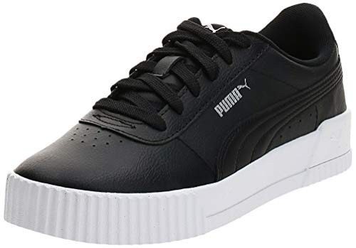 PUMA Carina L, Zapatillas Mujer, Negro Black/White/Silver, 40 EU